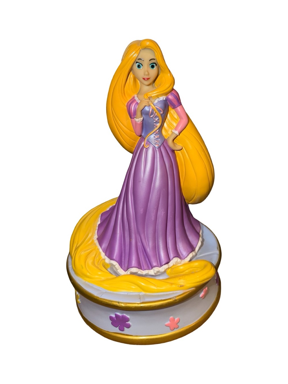 Disney Tangled Rapunzel Coin Bank Piggy Bank Figure Peachtree Playthings
